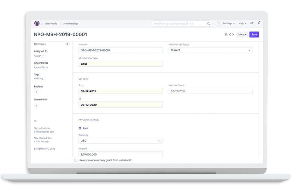 non profite erp system in saudi arabia