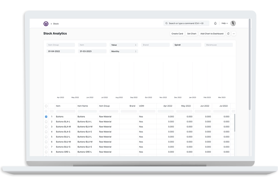 Stock managment system in Saudi Arabia